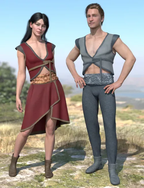 dForce Mistral Fantasy Outfit for Genesis 9