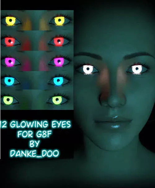 12 Glowing Eyes for GF8