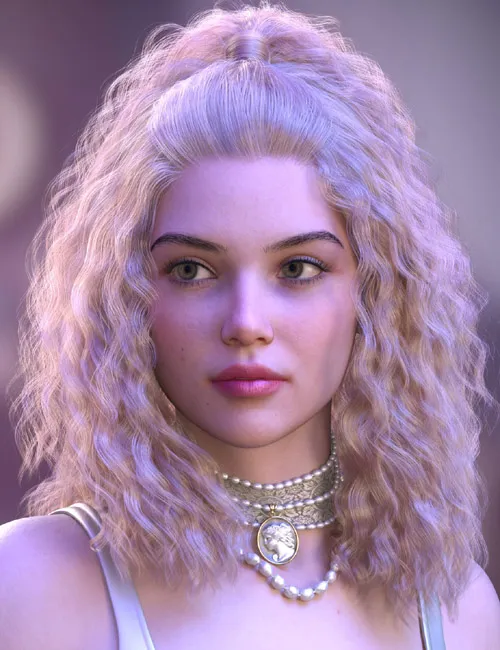 ALO Nysa Hair for Genesis 9, 8 and 8.1 Females