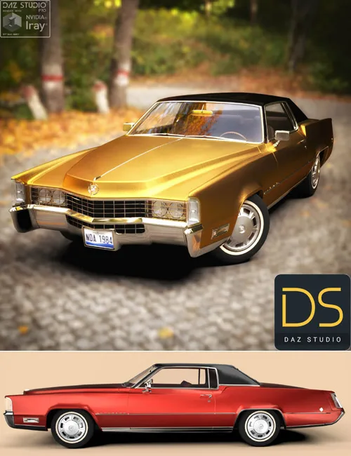 Cadillac Eldorado 1968 for DAZ Studio