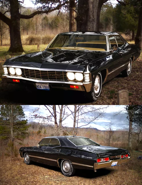Chevrolet Impala Sport Sedan 1967 for DAZ Studio
