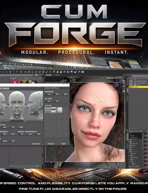 Cum Forge for Genesis 8 Female Bundle
