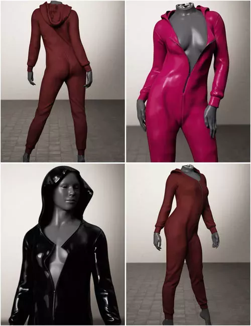 dForce Hooded Bodysuit for Genesis 9