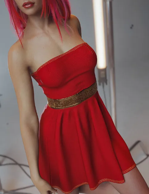 dForce Light Date Dress Genesis8-8.1F-G9