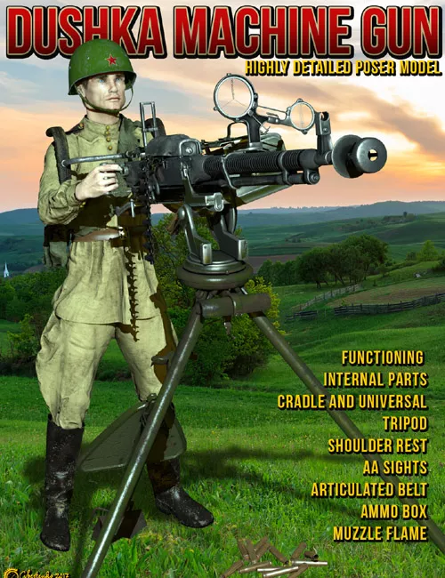 Dushka Machine Gun