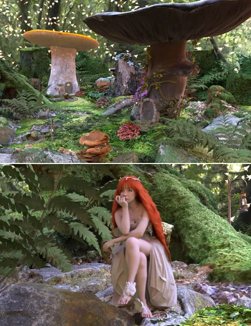Enchanted Enclave for DAZ