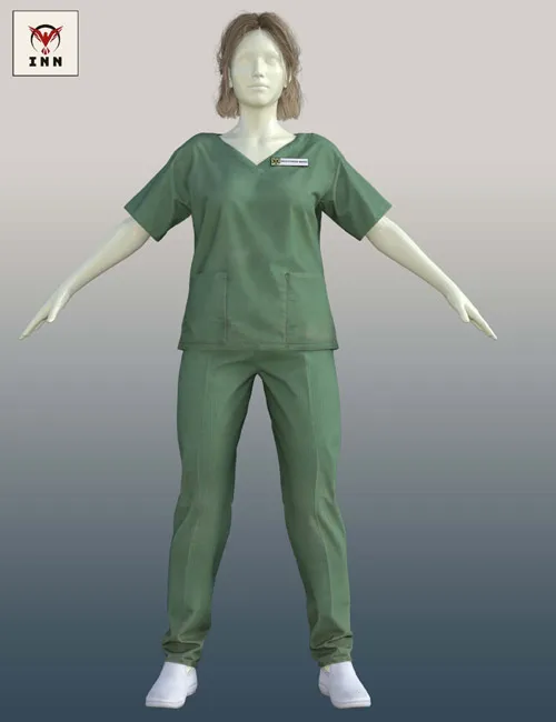 Everyday - Nurse Outfit for Genesis 8 Female & Genesis 9