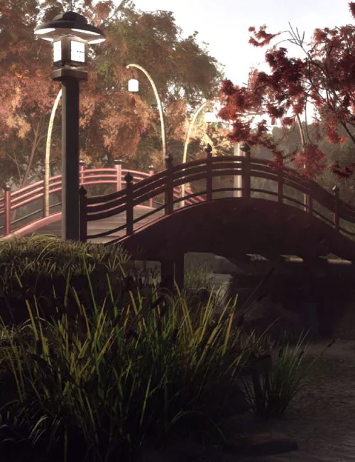 EVERYPlant Japanese Bridge for Daz