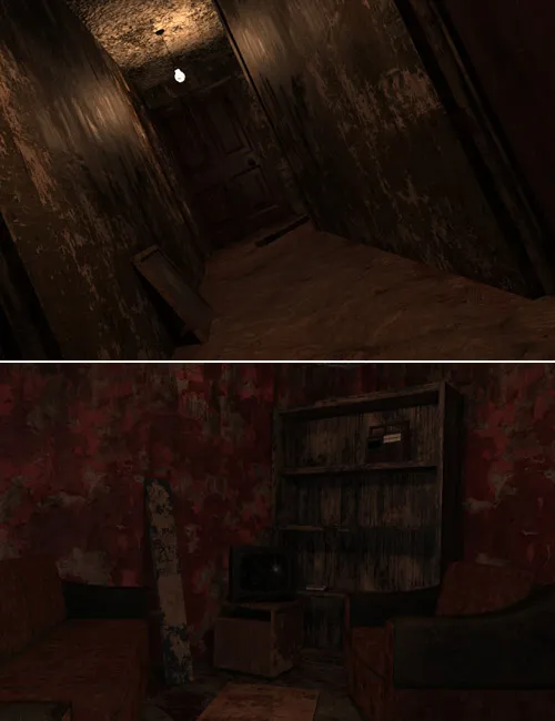 HF3D Abandoned House Set