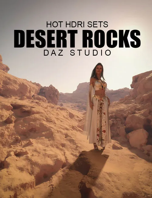 Hot HDRI Sets - Desert Rocks - DAZ Studio