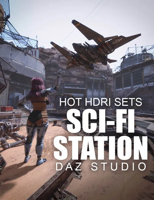 Hot HDRI Sets - Sci-Fi Station - DAZ Studio