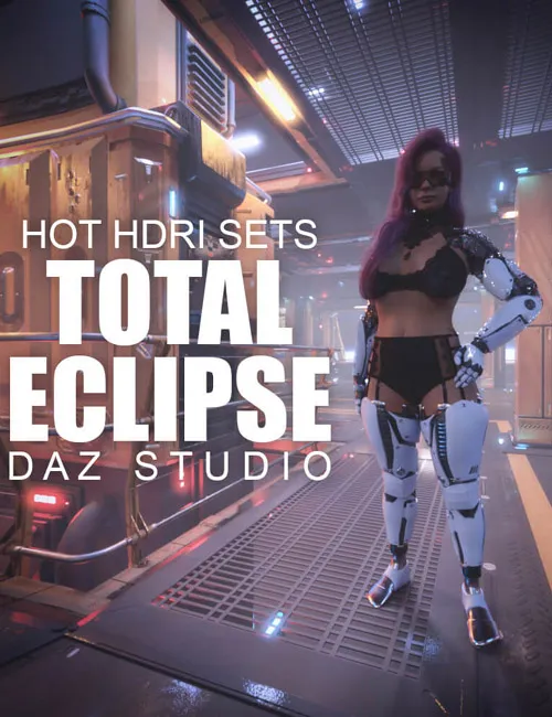 Hot HDRI Sets - Total Eclipse - DAZ Studio