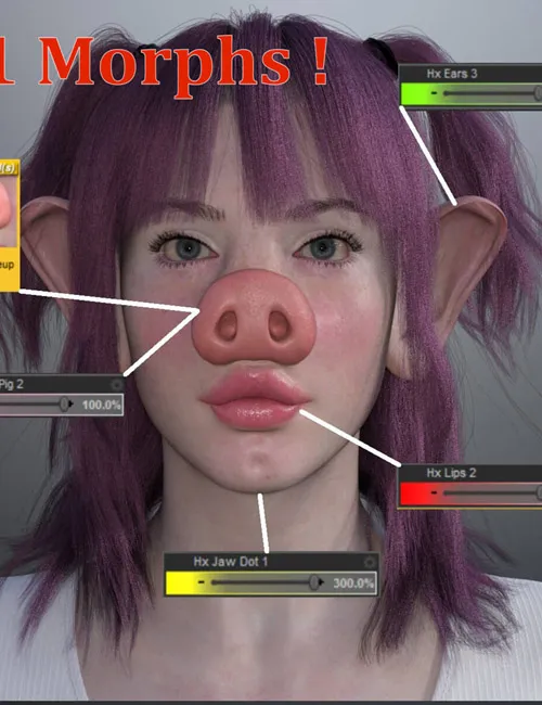HX Special Morphs 2 for Genesis 9 Female