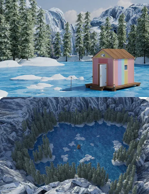 Ice Fishing Hut
