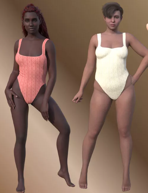 Knitted Bodysuit for Genesis 9
