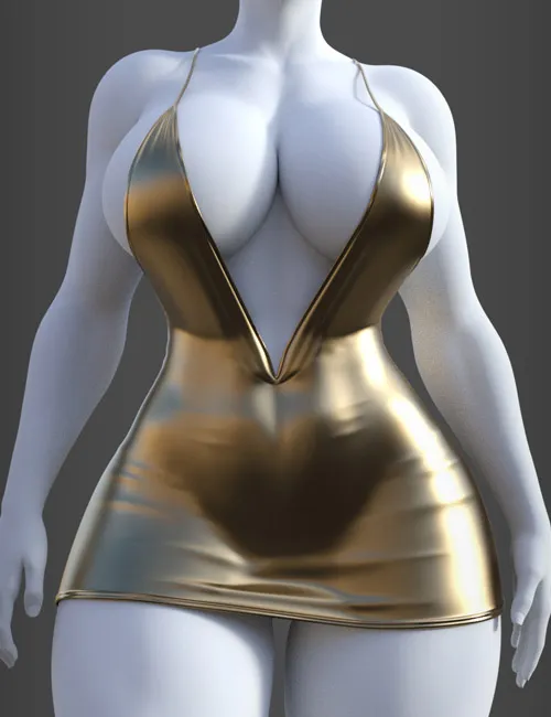 Luscious Party Dress 4 for Genesis 8 Female