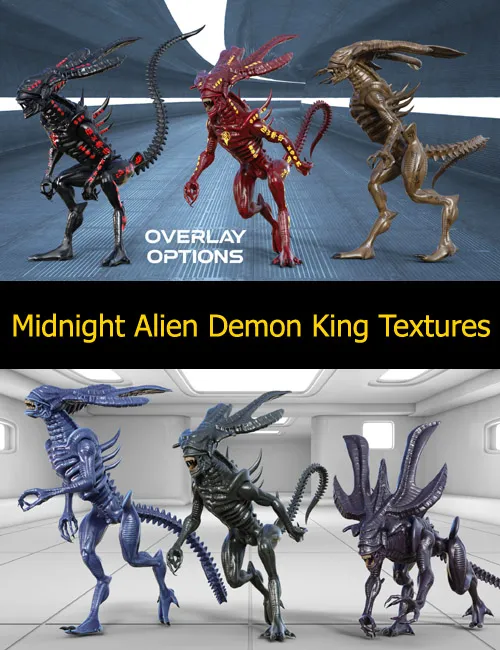 Midnight Alien Demon King Textures