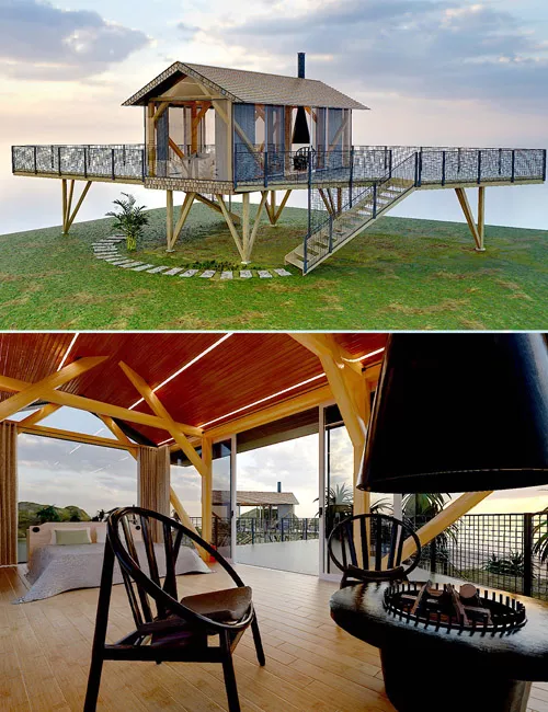 Modern Tree Cabin