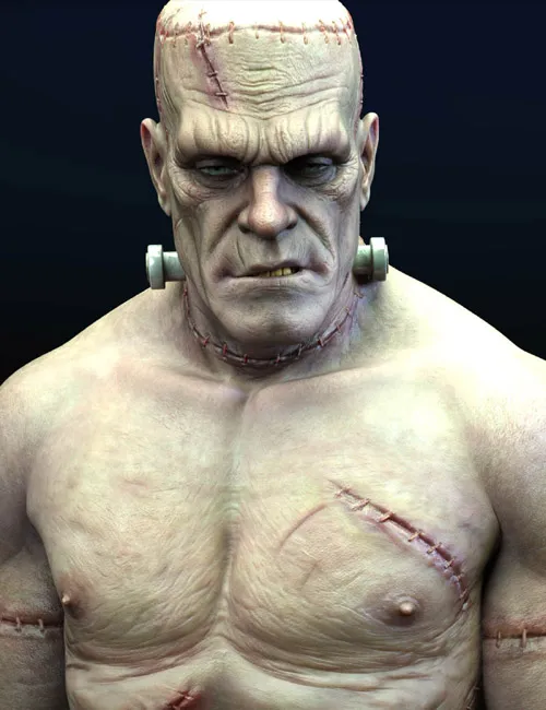 N48LABS Frank Character and Hair for Genesis 9