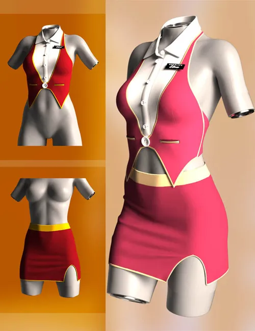 RQL-dForce Casino Dealer Outfit G8F & G8.1F