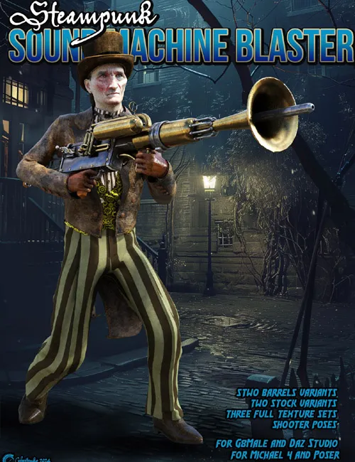Steampunk Sound Machine Blaster