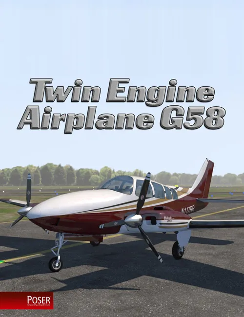 Twin engine airplane G58