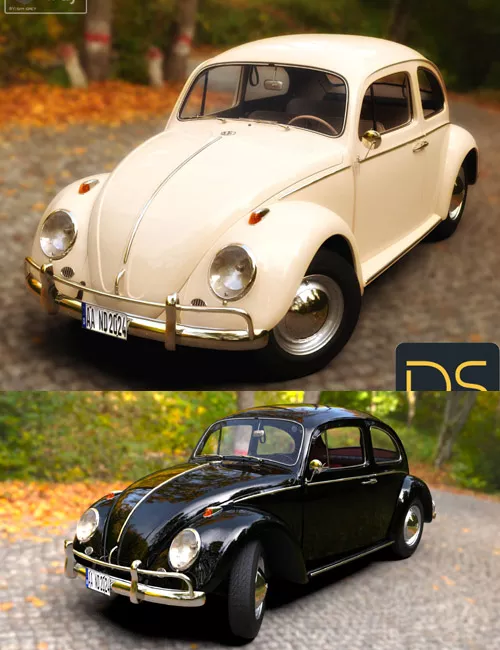 Volkswagen Beetle 1967 for DAZ Studio