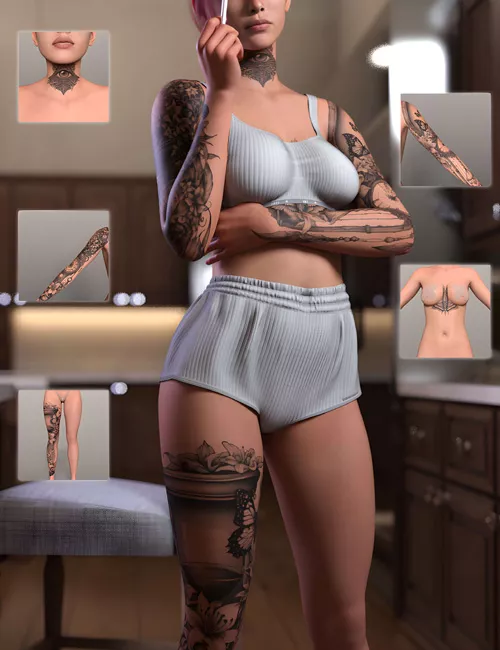 WMN Black & Gray Tattoos
