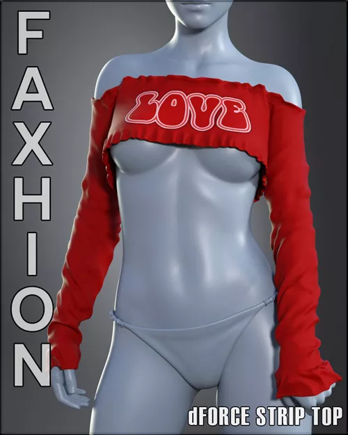 Faxhion - dForce Strip Top