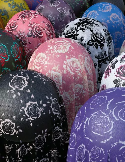 Gothic Roses Fabric Iray Shaders - MR