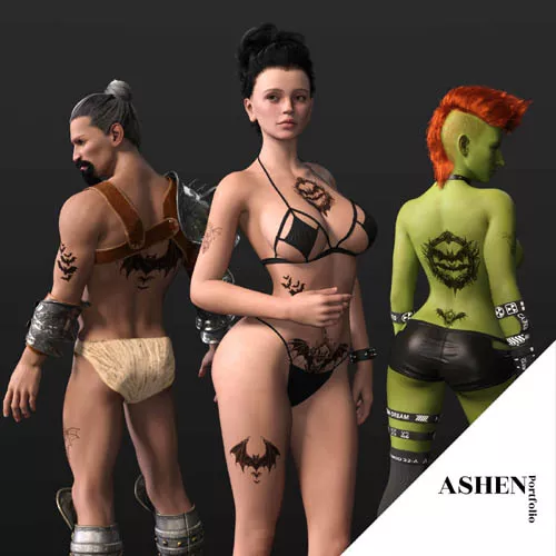 Bats Tattoo Pack for G9