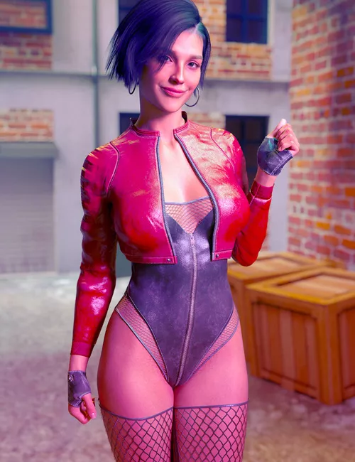 M3D dForce Leather Outfit for Genesis 9