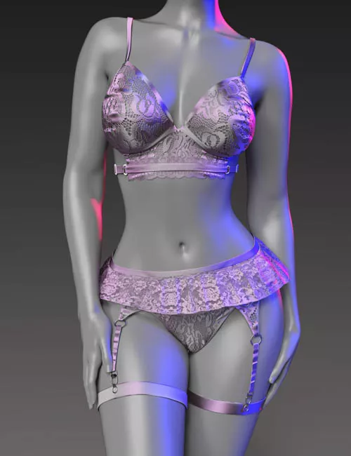InStyle - X Fashion Angelic Lingerie Set Texture Add-On