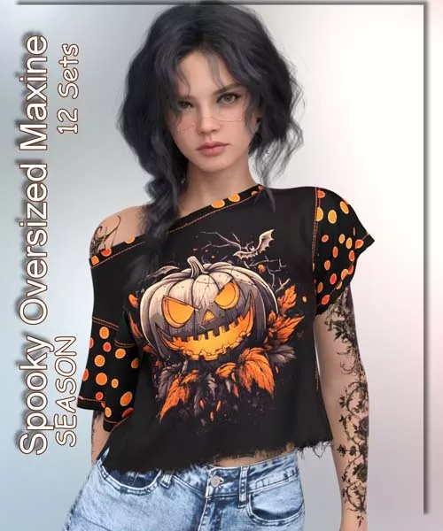 Spooky Season for Oversized Maxine