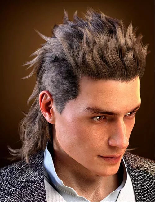 FE Yami Hair for Genesis 8 Male