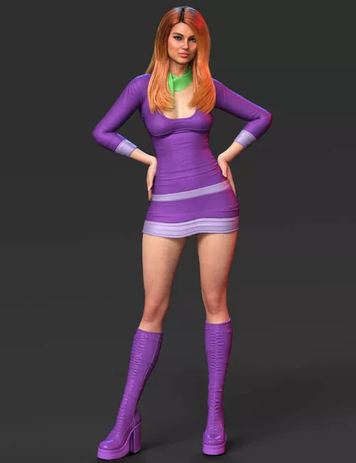 X-Fashion Mystery 02 Outfit for Genesis 9