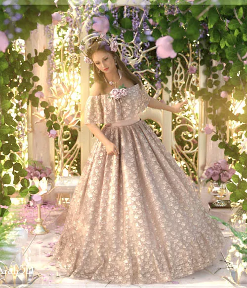 Arah3D Floral Lady - Lady Winter Addon