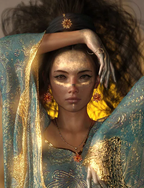 Bedazzled Earrings for Genesis 9