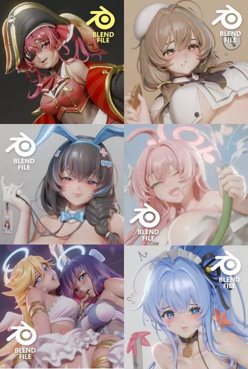 BLEND 3D COLECTION 6-11-2025