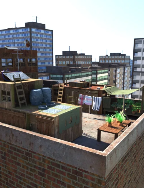 AP Post Apocalyptic Rooftop Refuge