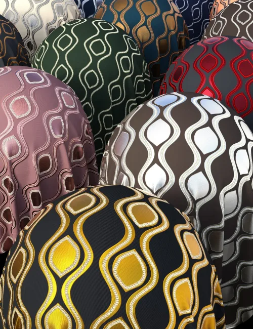 Beaded Deco Fabric Iray Shaders - MR