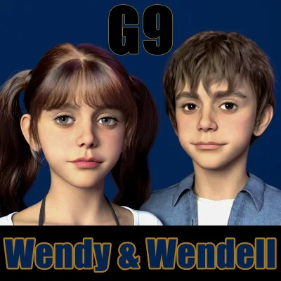 BG3D Wendy & Wendell for Genesis 9