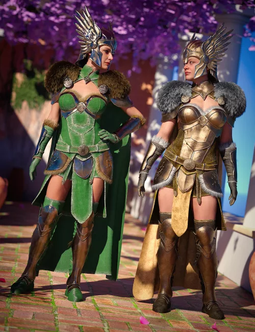 BW Viking Shieldmaiden Outfit Textures Add-On
