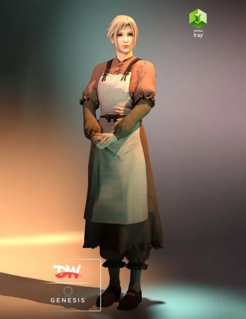 Claudia Strife FF 7 Remake Daz G8F
