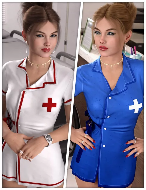 Clinical Textures for dForce SU Sexy Nurse Uniform