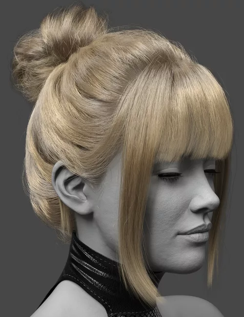 dForce Hot Mess Hair for Genesis 9