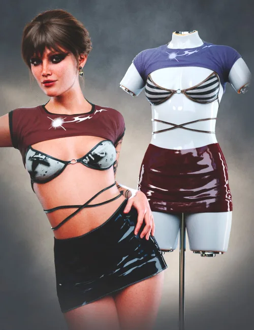 dForce LA Off Road Outfit for Genesis 9 and 8 Female