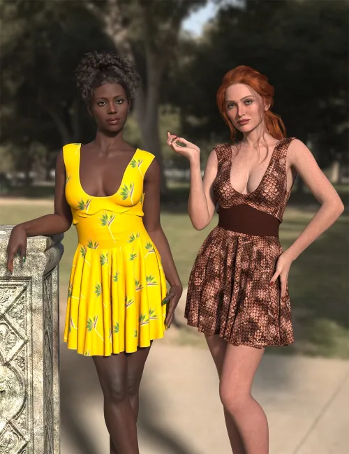 dForce Mona Dress for Genesis 9