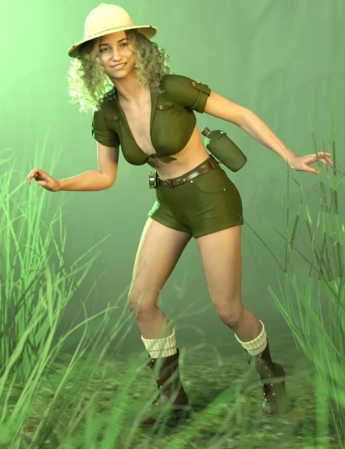dForce Savannah Outfit for Genesis 9 and 8 Female