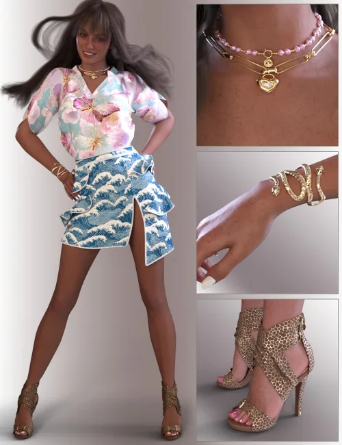 dForce Thalara Outfit for Genesis 9 Feminine